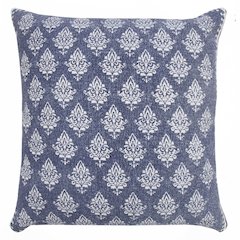 Traditional Fairytale Motif Bordered Throw Pillow