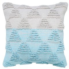Contemporary Geometric Textured Triangle Throw Pillow