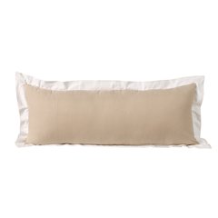 Bordered Flange Frame Lumbar Throw Pillow