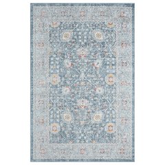 Antiquity Durable Performance Area Rug Outdoor in Blue, 5'3" x 7'10"