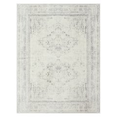 Aria Durable Performance Area Rug Indoor in Gray, 7'10" x 9'10"