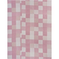Coverlet Cotton in Pink 92" x 96"