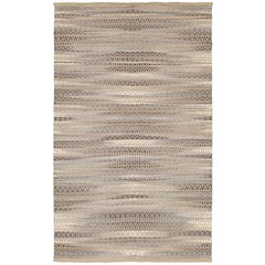 Natural Fiber Jute Blend Area Rug Indoor in Tan/Gray, 9' x 12'