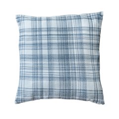 Stacy Garcia  Cotton Blend Poly Filled Pillow in Blue, 20" x 20"