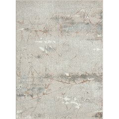 Antalya Durable Performance Area Rug Indoor in Beige/Gray, 7'5" x 9'5"