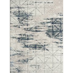 Antalya Durable Performance Area Rug Indoor in Blue/Gray, 7'5" x 9'5"