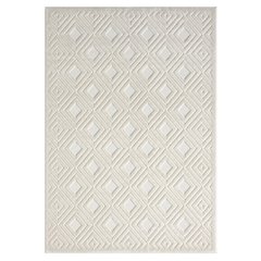Atlas Durable Performance Area Rug Outdoor in Ivory, 5' x 7'