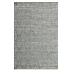 Bergen Wool Blend Area Rug Indoor in Gray/Ivory, 2' x 3'