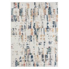 Bristol Performance Blend Area Rug Indoor in Blue/Orange, 5' x 7'
