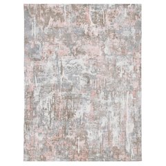 Calypso Viscose Blend Area Rug Indoor in Gray/Pink, 2' x 3'