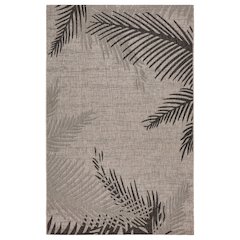 Captiva Durable Performance Area Rug Outdoor in Black/Beige, 1'10" x 3'