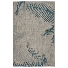 Captiva Durable Performance Area Rug Outdoor in Blue/Gray, 5' x 7'