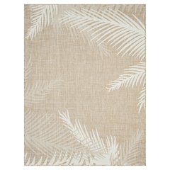 Captiva Durable Performance Area Rug Outdoor in Beige/Ivory, 5' x 7'