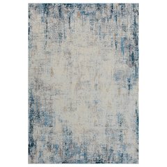 Cheshire Viscose Blend Area Rug Indoor in Gray/Blue, 2' x 3'