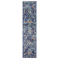Gala Durable Performance Area Rug Indoor in Blue/Multicolored, 1'10" x 3'