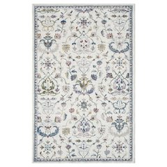 Gala Durable Performance Area Rug Indoor in Ivory/Blue, 4' x 6'