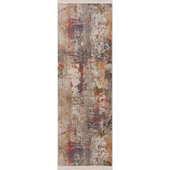 Holi Durable Performance Area Rug Indoor in Gray/Ivory, 2' x 6'