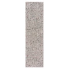 Imagine Durable Performance Area Rug Indoor in Blue/Cream, 2'2" x 7'7"