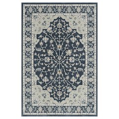 Imagine Durable Performance Area Rug Indoor in Blue/Blue, 5'3" x 7'6"