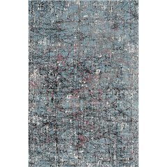 Impulse Performance Blend Area Rug Indoor in Blue/Silver, 7'6" x 9'6"