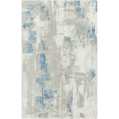 Isabella Performance Blend Area Rug Indoor in Gray/Blue, 5' x 7'6"