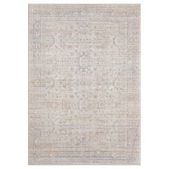 Lancaster Performance Blend Area Rug Indoor in Gray/Beige, 4' X 6'