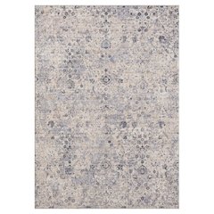 Lancaster Performance Blend Area Rug Indoor in Gray/Blue, 4' X 6'