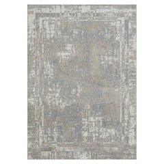 Lanham Durable Performance Area Rug Indoor in Gray/Ivory, 5' x 7'