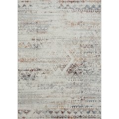 Lanham Durable Performance Area Rug Indoor in Gray/Multicolored, 5' x 7'