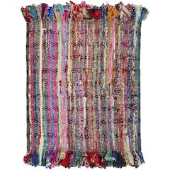 Accent Performance Blend Area Rug Indoor in Red/Multicolored, 3' x 5'