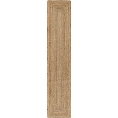 Classic Jute Table Top Placemat in Tan,  1'4" x 6'8"