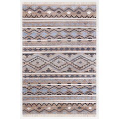 Coastal Cohesion Handwoven Jute and Chotton Dhurrie Area Rug