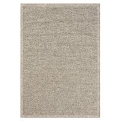 Oslo Modern Solid Brown Indoor Outdoor Area Rug