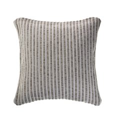 Ox Bay Tan/Cream Stripe All-Natural Cotton Pillow Cover