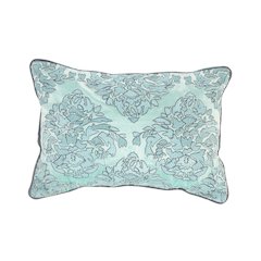 Mint and Gray Decorative Throw Pillow