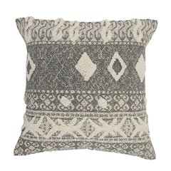 Modern Rustic Tufted Throw Pillow