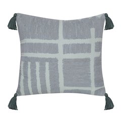 Honeydew Cotton Poly Filled Pillow in Green, 20" x 20"