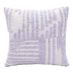 Stacy Garcia Cotton Poly Filled Pillow in Purple/White, 22" x 22"
