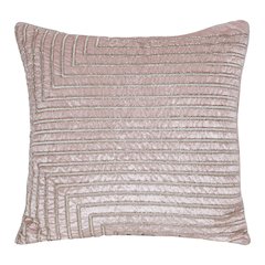 Cosmopolitan Performance Poly Filled Pillow in Pink/Gold, 20" x 20"