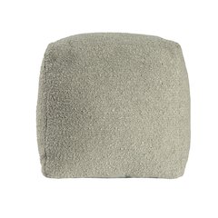 Boucle Pouf in Green 18" x 18" x 18"