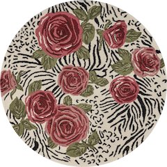 Rose Garden Safari Area Rug