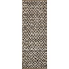 Reversible Deep Gray Chevron Runner