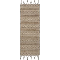 Delicate Natural Area Rug with Bordering