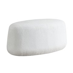 Kayden Upholstered Ottoman Large White