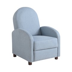 Luna Pushback Recliner Blue