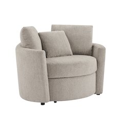 Beckett Storage Chair Taupe
