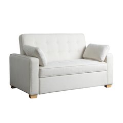 Augustine Full Convertible Loveseat Oyster