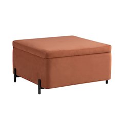 Kona Storage Ottoman Large Rust