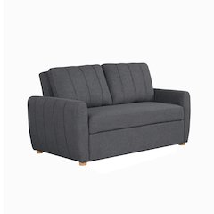 Galloway Convertible Loveseat Charcoal