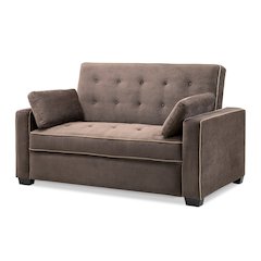 Augustine Queen Convertible Sofa Java